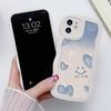 Mobile Phone Cases for iPhone 11 13 XR 15 Pro Max 12 14 Pro Max Case iPhone 16 7 Plus 8 Plus XS Max Big Wave Solid Color Cartoon Anti-drop Waterproof