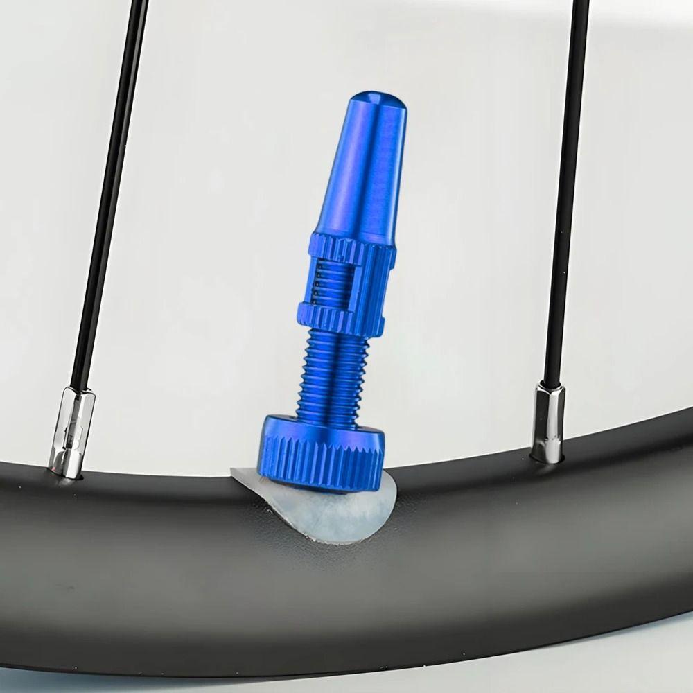 1 Pair 40mm/44mm/60mm Tubeless Tire Valves CNC Technology Bike Valve Kits  Mountain Road Bike