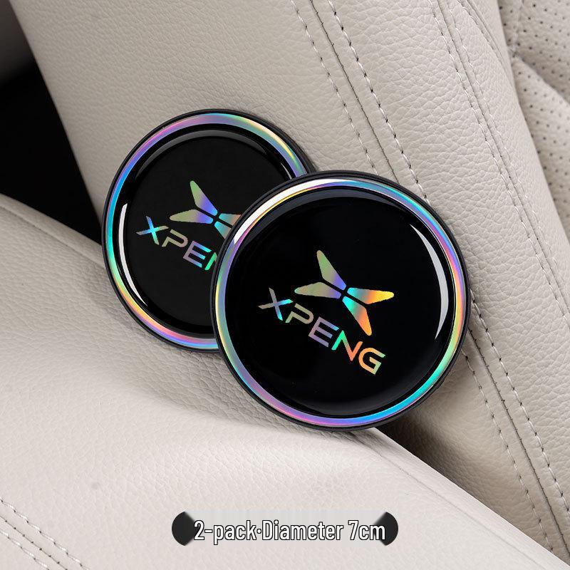 Xiaopeng MO3L03P5P7+G3G6G7G9GXN5 Car Interior Seven-Color Silicone Cup Coaster