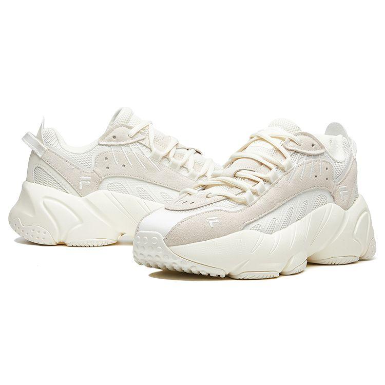 Fila White Silver Grey Women's Dad Sneakers F12W021103FSW