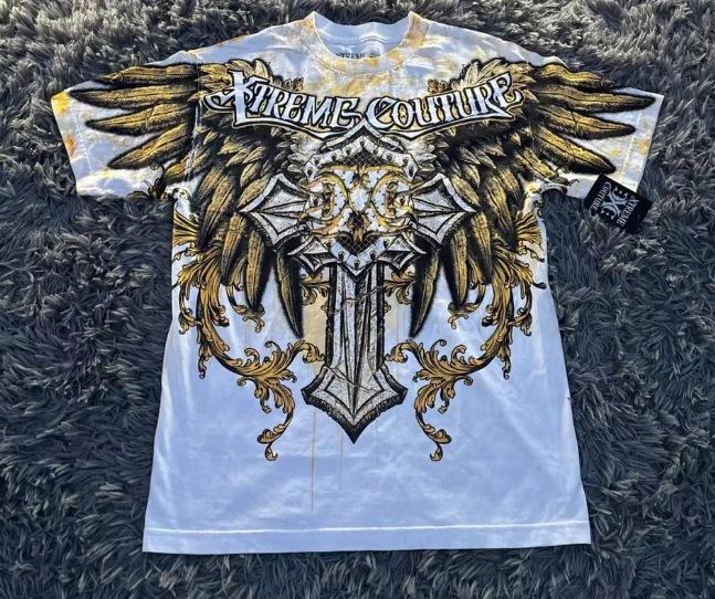 Cross-border new gothic unisex T-shirt top, short-sleeve T-shirt, Y2K trendy brand skull top, short-sleeve