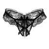 Mesh Hollow Lace Pearl Panties Low Waist See-through Thong Fashion Underwear for Women  Gifts