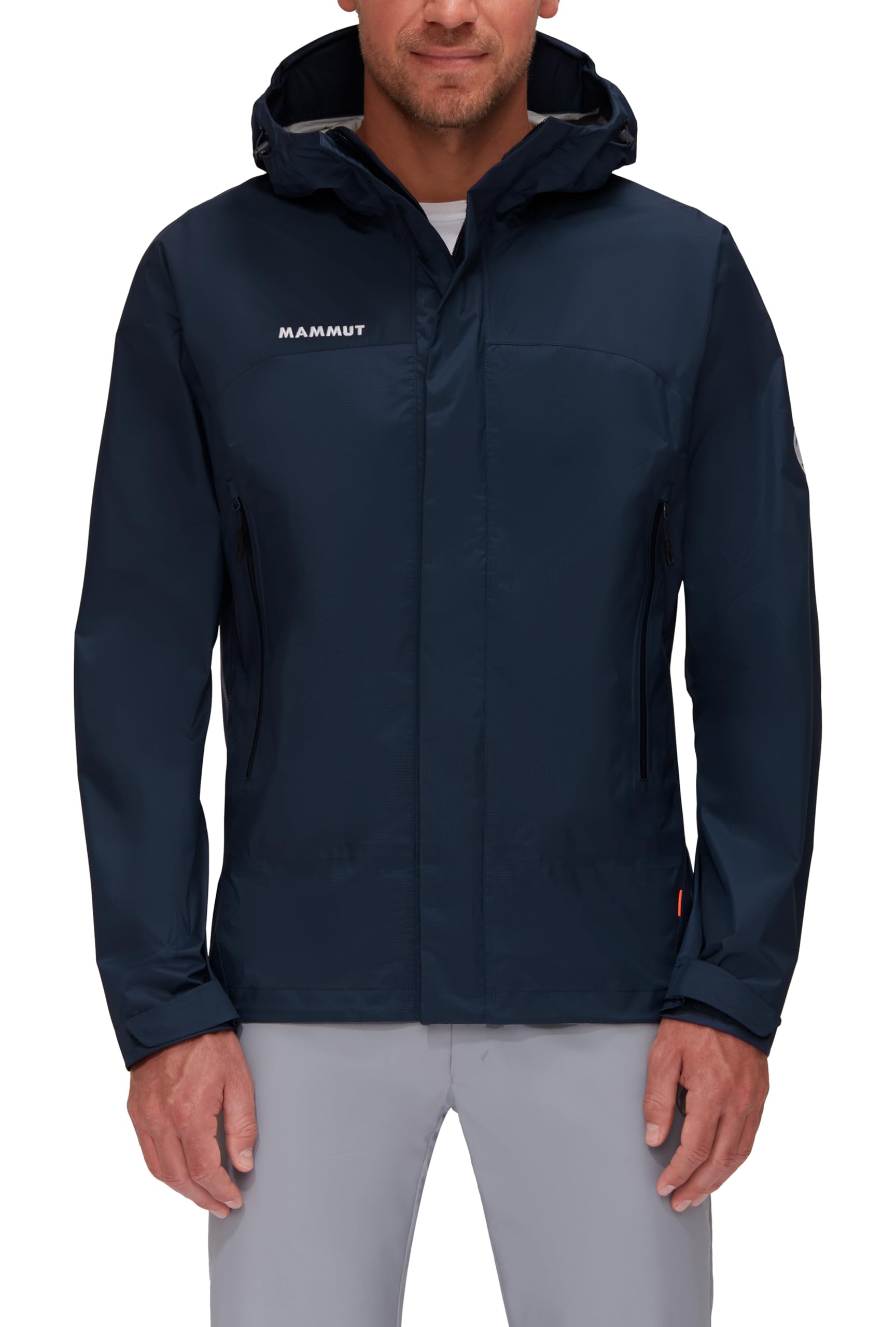 

Mammut Microlayer Hardshell Hooded Asian Microlayer HS Hooded Jacket Marine 2.0 Jacket, Fit, Men s, 2.0 AF, 1010-28651,