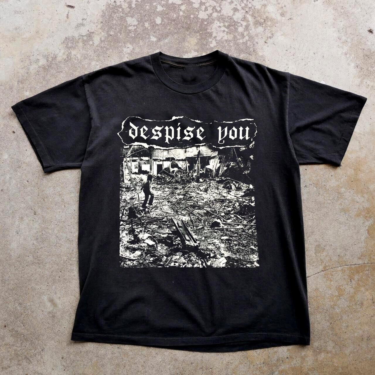 НОВИНКА Despise You Grindcore Black S-4XL Подарок Фанату Унисекс Футболка 3XL