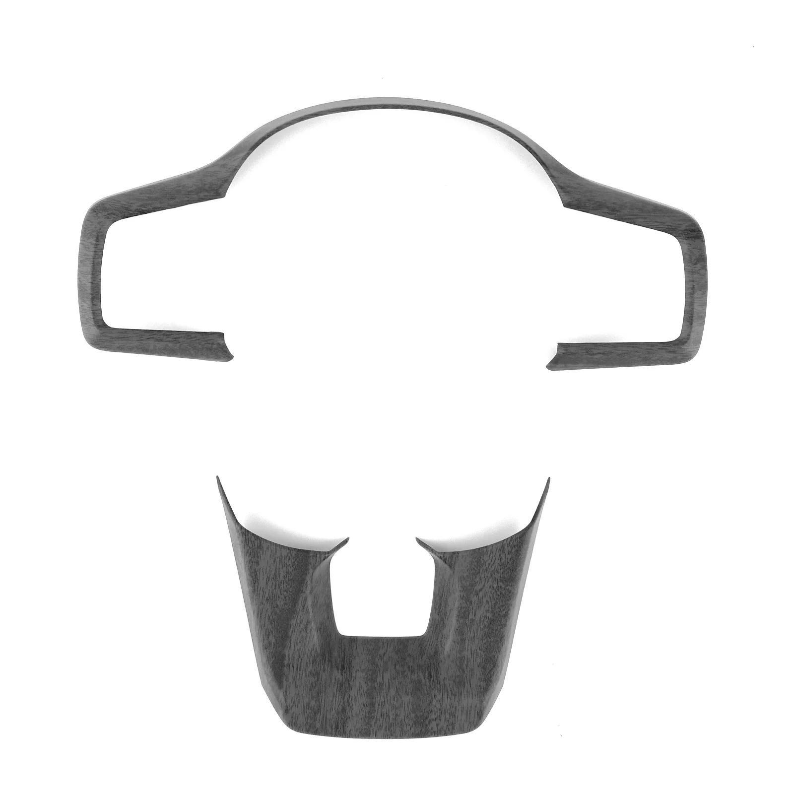 Wood Grain Car Steering Wheel Switch Button Trim Panel Frame Cover For Kia Carnival KA4 -2025 Interior Style Accessories Wood Grain
