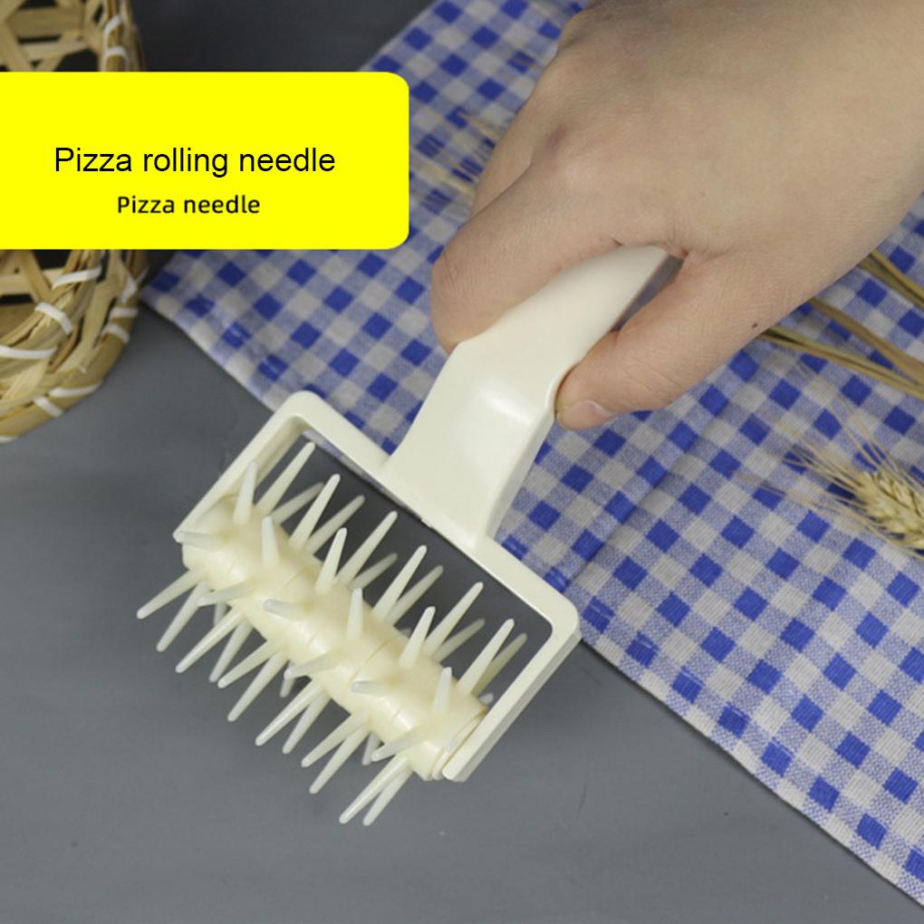Non-Stick Rolling Pin For Pizza Baking - Easy To Clean And Durable Pie Needle Wheels Roller Tools Even Distribution