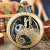 Pocket Watch Quartz Pocket Watch Vintage Color Christmas Horror Night