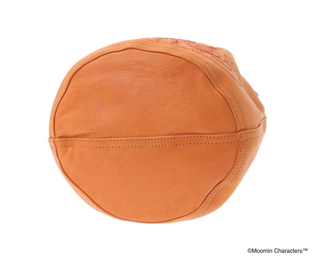 Genten Moomin Sustainable Drawstring Bag Orange "Little My" GE-46138-60