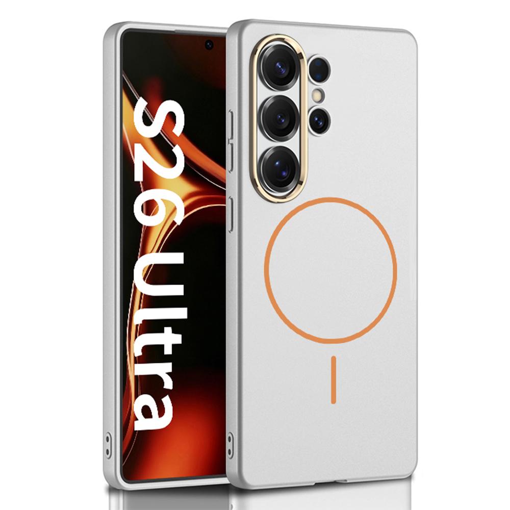 GKK Чохол для Samsung Galaxy S26 Ultra Магнітний чохол PC + TPU Ультратонкий чохол для телефону Підтримка бездротової зарядки