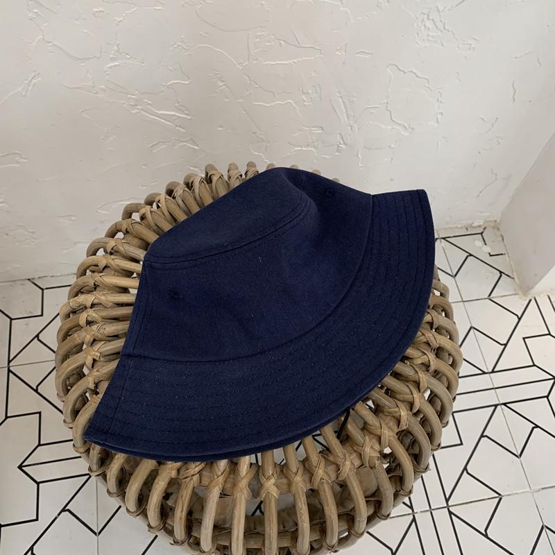 Chapeau de pêcheur uni de base style japonais pour femmes, chapeau de soleil pliable, chapeau de protection solaire, chapeau polyvalent version coréenne, tendance pour hommes