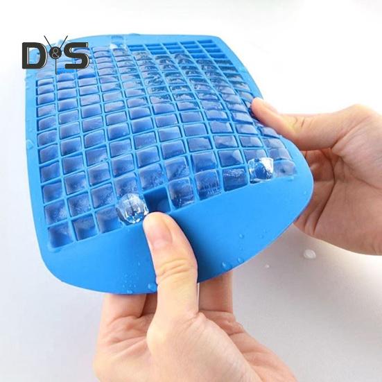 Silicone Mini Ice Cube Tray 160 Small Cubes Visual Sensory Ice Cubes Quick Freezing Easy Deicing Perfect DIY Tool