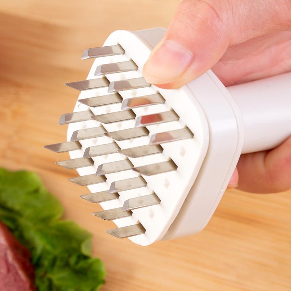 Automatic Rebound Meat Tenderizer Needle Stainless Steel Needle Point Meat Softener  Turkey