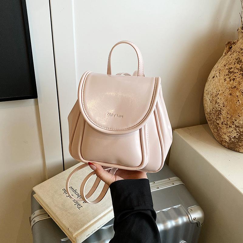 Summer popular women's backpack new exquisite versatile backpack high-end small schoolbag