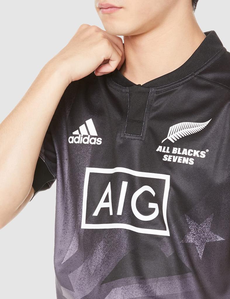 Adidas All Blacks Sevens Home Replica Jersey 27213 Short Sleeve Black XS Men's T-Shirt, (GL4232)