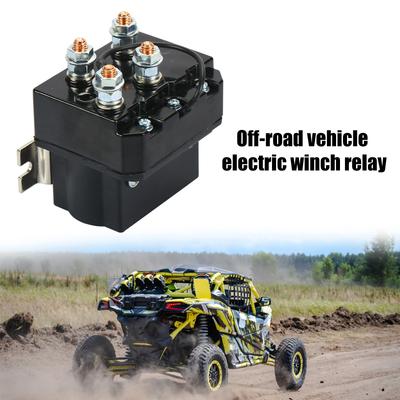 Waterproof Electric Winch Solenoid Relays With Wiring Set Designed For Terrain Vehicle Applications Relays Contactor