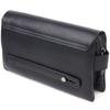 Handsome Men's Clutch Bag Made of Genuine Combined Leather CANPELLINI 21564 Black
