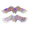 Yousheng Halloween Angel Wings for Girls Kids Women Colorful Angel Feather Wings with Elastic Band Cosplay Costume Accessory for Stage Halloween Party