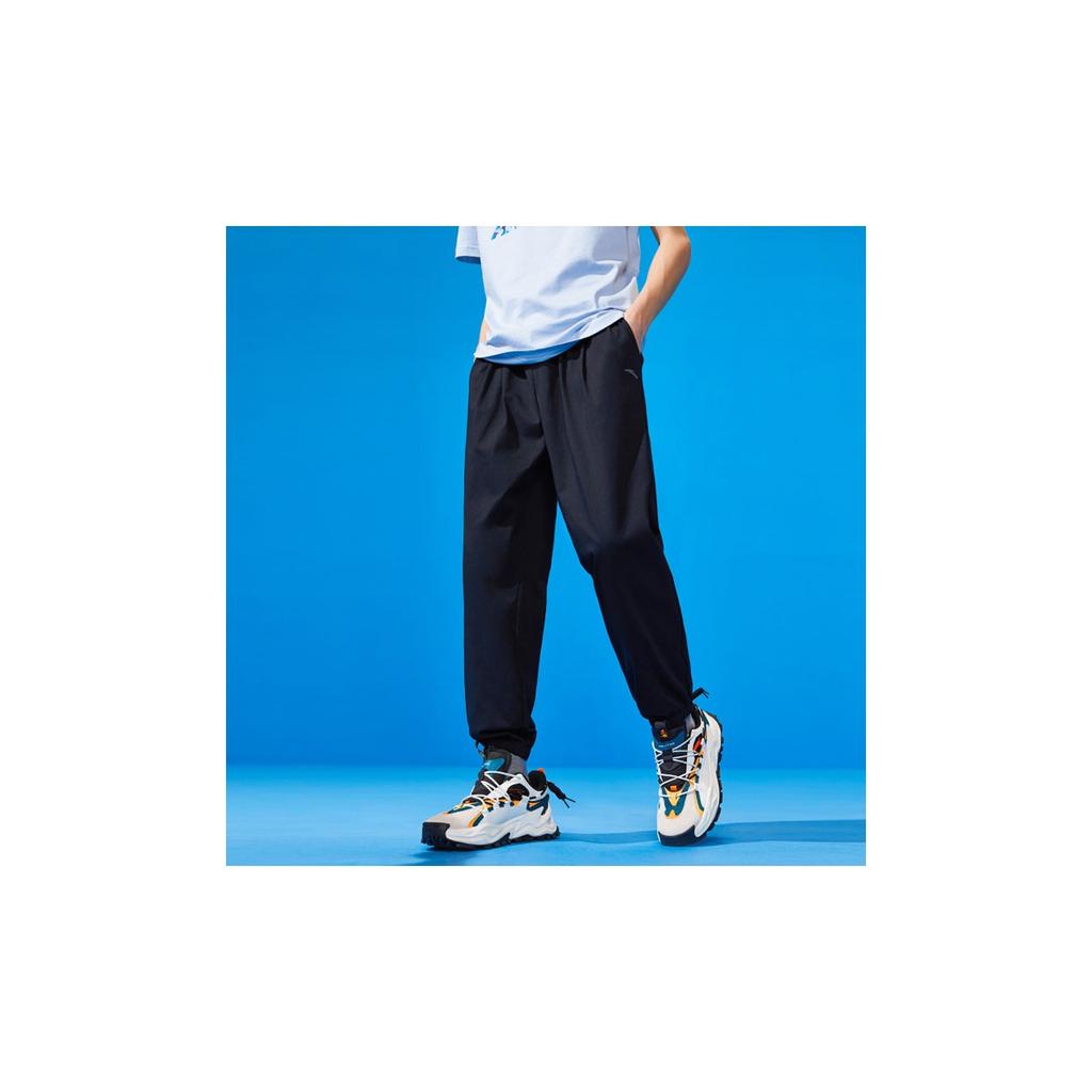 Anta Loose Breathable Cuffed Sweatpants Men Bottoms Black 952128744-1
