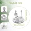 5 Pieces Glass Incense Burner Set Ramadan Decoration Decorative Ornament Traditional Arabian