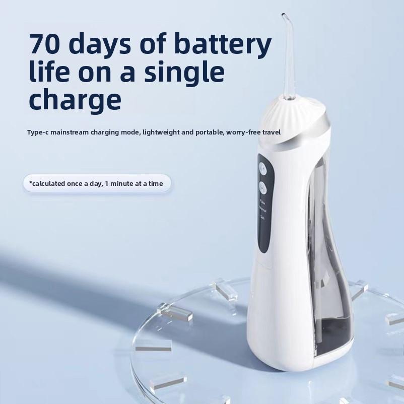 High pressure electric tooth flusher portable tooth washer