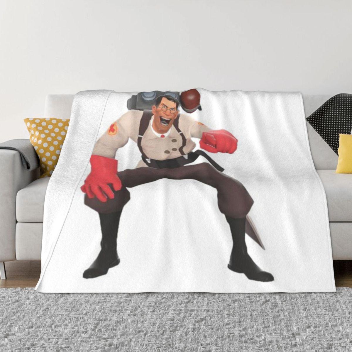 Tf2 Medic Laugh Personalized Travel An Ultra-Soft Micro Fleece Blanket 50x60in