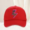 Cheetah and Neon Lightning Pattern Baseball Cap Hip Hop Women Unisexs Adjustable Adult outdoor travel hiking sunscreen hat