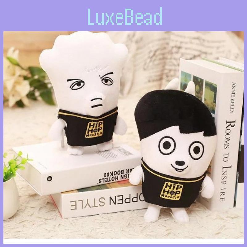 Iconic Boys Bangtan Plush Toy Figure Black Color Soft Material Home Doll Office
