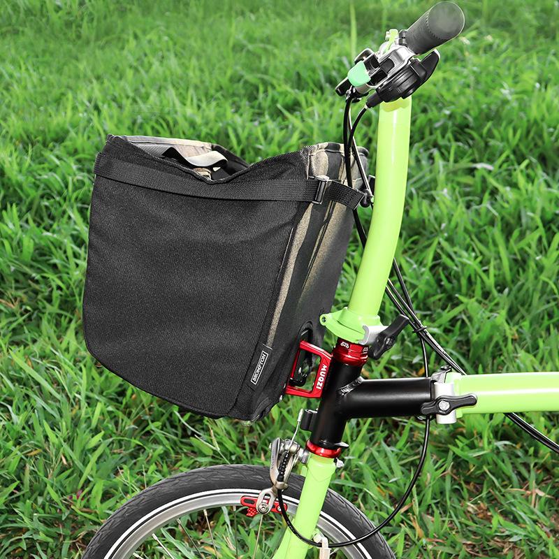 Faltfahrrad Vordertasche Gepäckträgerblock Taschenhalterung Für Fahrrad Vorderträger Halterungsadapter Radfahren Fahrradzubehör