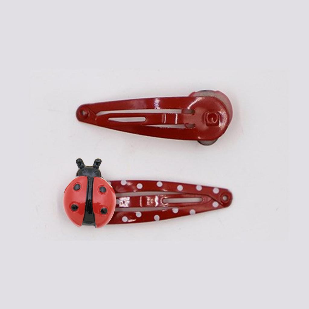 4PCS Ladybug Hair Barrettes for Casual Formal Festival Hair Clip Women Girl Hair Styling Tool Nonslip Sidepin Headdress