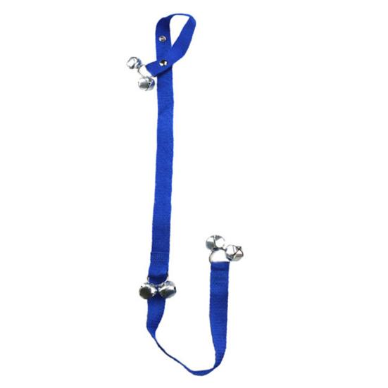 

Pet Dog Puppy Door Handle Doorbell Tinkle Loud Bells Rope House Training Tool темно-синього кольору