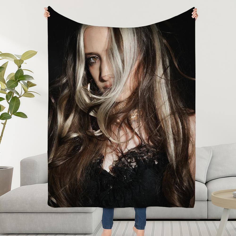 

Blanket Raven Throw Super L-LaRosa I-Isabel Cosy Plush Living Room Sofa Couch Childish Birthday Gifts 30x40in