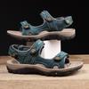 Store Ægte Læder Herre Sandaler Sommer Herre Strand Sandaler Udendørs Sandaler Til Mænd