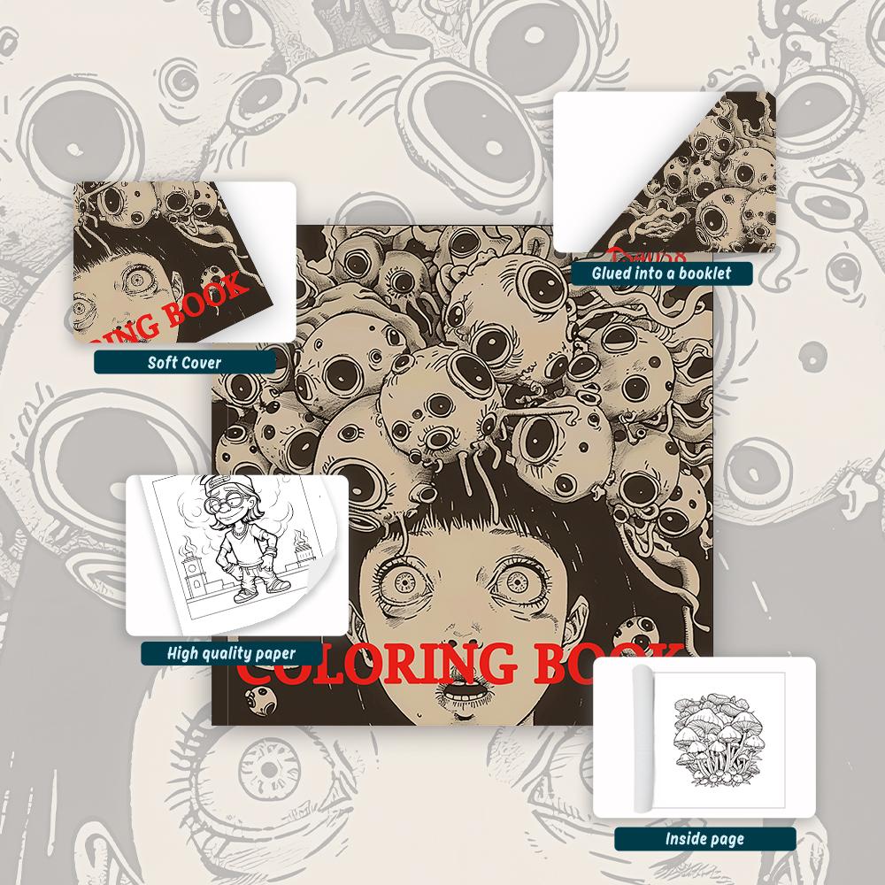 1pc,Teenagers Coloring Book,30 Sheets Different Patterns 8.3x8.3''100gsm,is a Valentine's Day Easter Holiday Gift