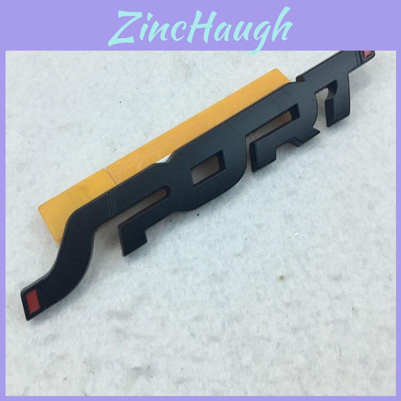 Luxurious Black Sport Emblem Trunk Badge Sticker For Ultimate Car Aesthetics