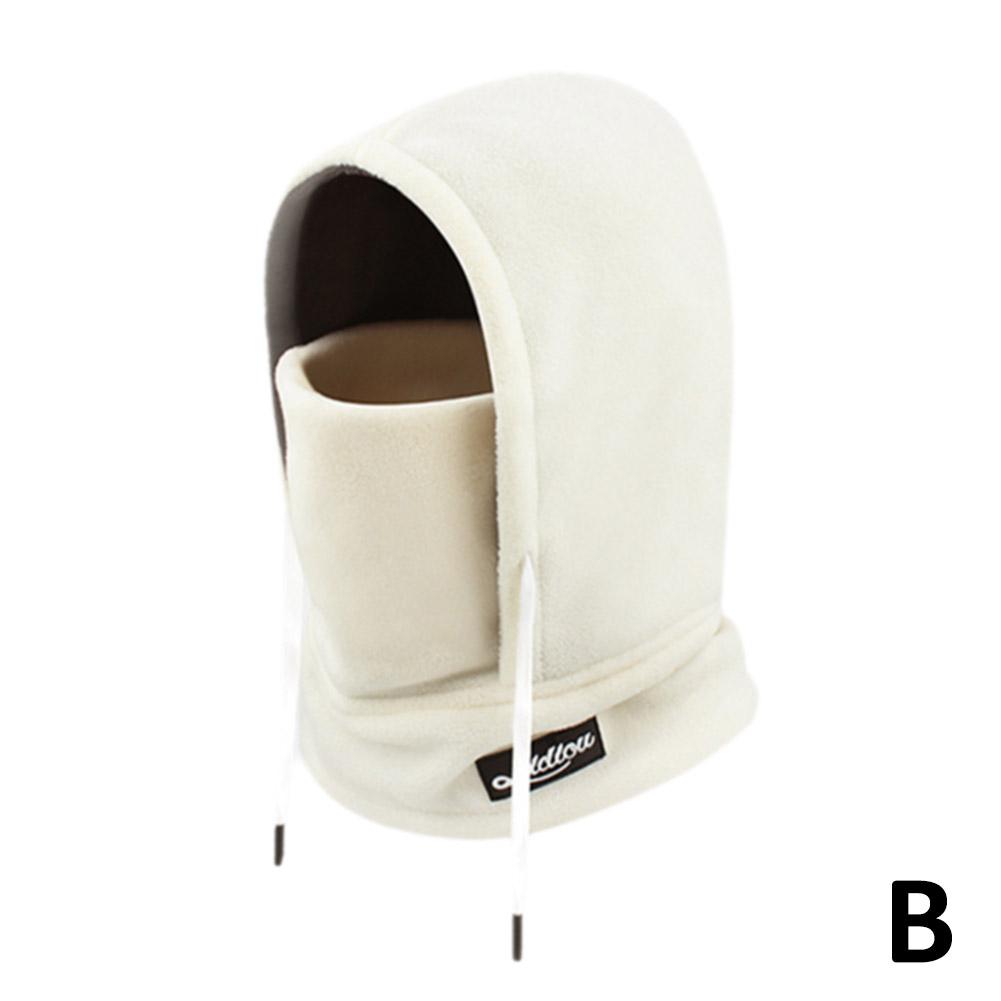 

Зимняя шапка-балаклава, ветрозащитная маска, шапки-бини для мальчиков, флисовые шапки, кепки, теплый капюшон для велоспорта G7R7 White-One size