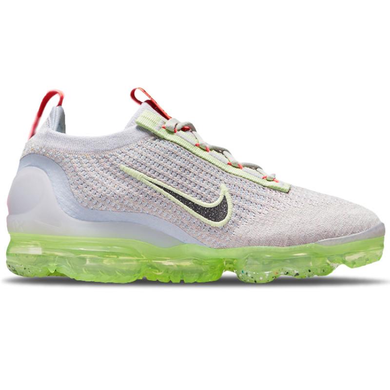 Nike Air VaporMax 2021 Flyknit 'Light Bone Lime Ice' Women's Running Shoes DC4112-003