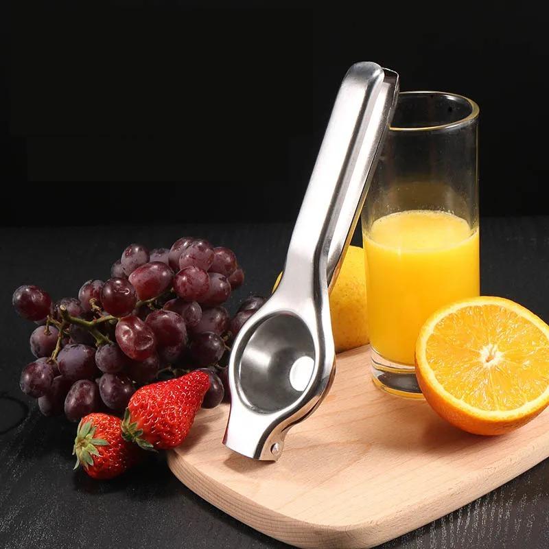 Espremedor de limão manual de aço inoxidável, espremedor de limão, espremedor de limão, espremedor de frutas cítricas, acessórios de cozinha