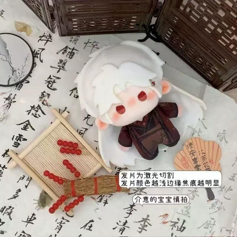 Ancient Hanfu Game Love&Deepspace Doll Keychain Sylus Caleb Rafayel Zayne Xavier Plush Keychains Cartoon Figure Doll Fans Gifts