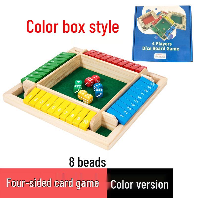 Tiger Flip: Digital Four-Sided Card Game - Multiplayer Party Fun & Educational Toy.