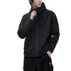 Men's Adidas Jackets Men's Black Hooded (Non-detachable) Moderate