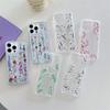 Floral Clear Phone Case For iphone 15 14 13 12 11 Pro Max Plus Silicone Soft TPU Shockproof Back Cover