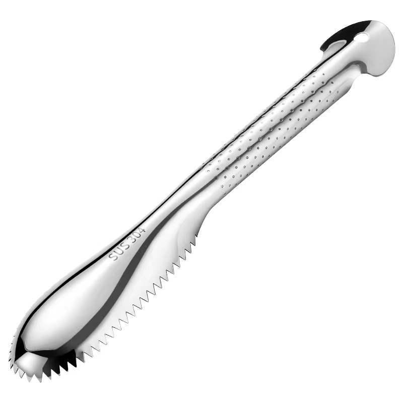 304 Stainless Steel Fish Scale Scraper: Multi-functional Kitchen Tool for Easy Fish Scaling