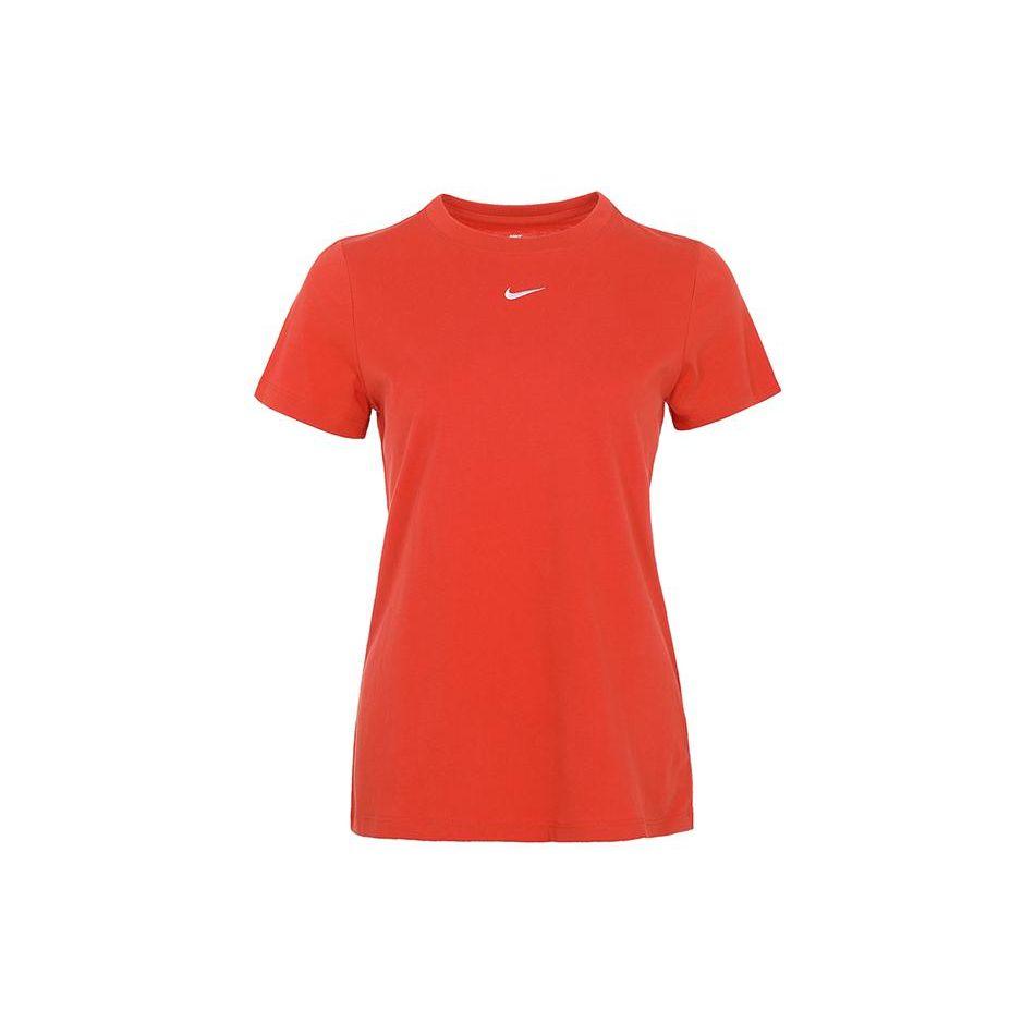 

Nike однотонный логотип Performance Running Training дышащая футболка с коротким рукавом и круглым вырезом женские топы оранжевый CZ7340-861