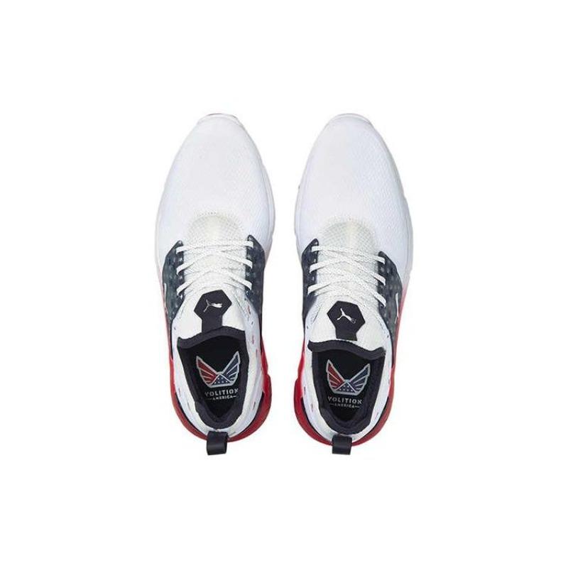 PUMA Ignite Articulate Men's Low Top Golf Shoes White Red Blue 376417-01