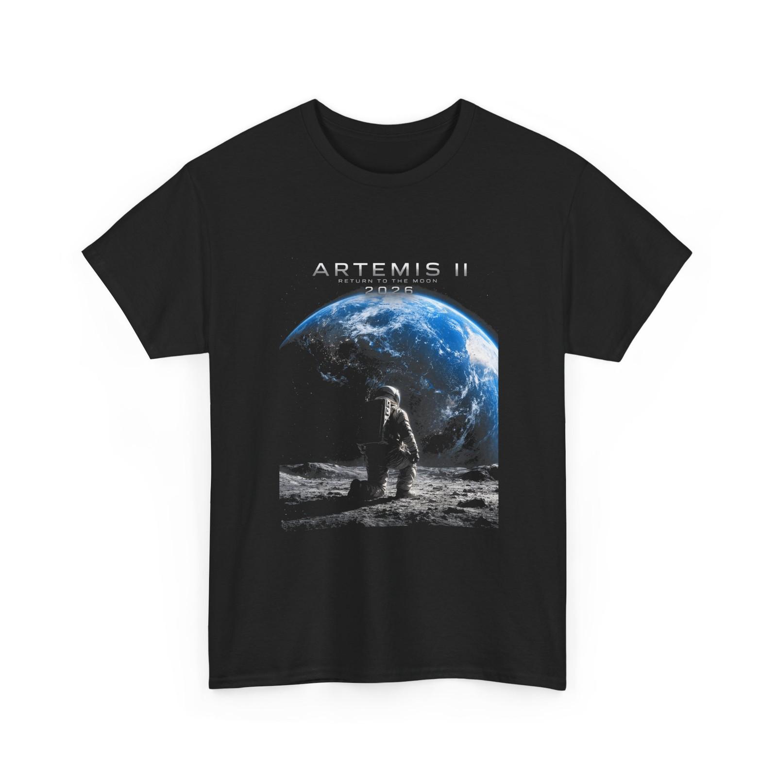Artemis II 2026 Shirt, Mission to The Moon Space Exploration Shirt S