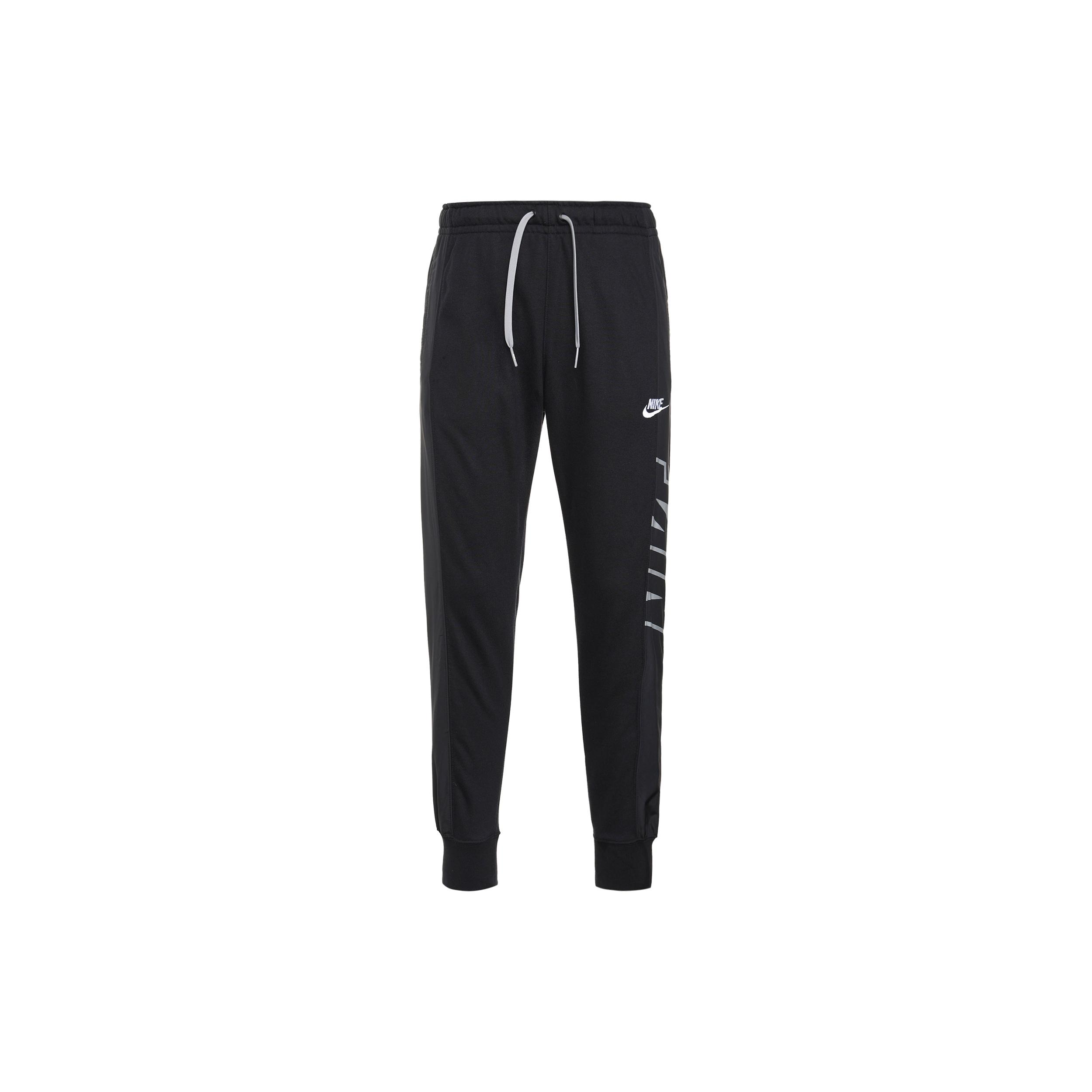 Men s Nike Logo Printing Knit Lacing Bundle Feet Sports Pants/Trousers/Joggers Black DV1361-010 S