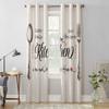 Kitchen Tool Spoon Window Curtains for Living Room Luxury Bedroom Curtain Kitchen Blinds Drapes Curtains