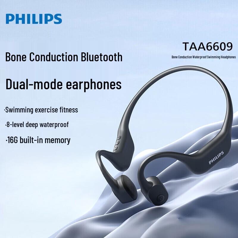 Philips TAA6609 Bone Conduction Wireless Sports Headphones