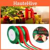 Elegant Christmas Gift Wrap Ribbon In Green And Red Colorful Rolls Perfect For Diy Projects