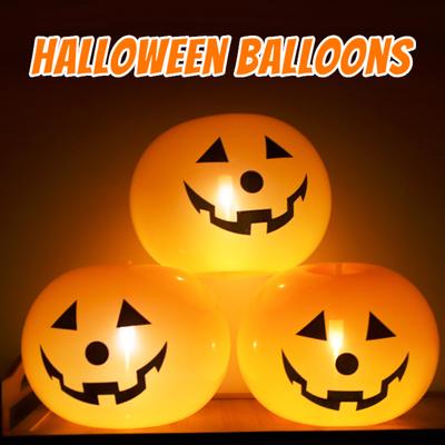 Party Balloons Led Halloween Balloons Pumpkin Ornament Home Halloween Decoration